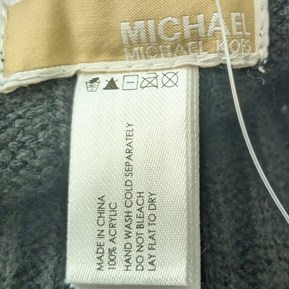 MICHAEL Michael Kors Women's Wide-Rib Button Turtleneck Poncho Black NWT - Picture 10 of 14